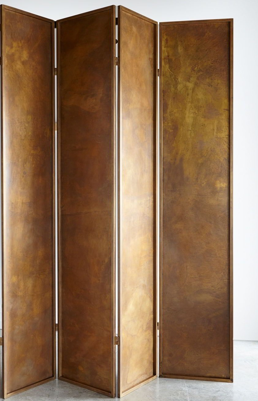 Brass Panel Room Divider _ Studio Sturdy-ed